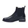Czarne sztyblety damskie, botki SERGIO LEONE BT430 PU LAKIER