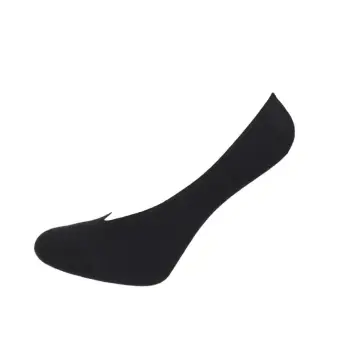 Bawełniane czarne stopki do balerinek (model 813)