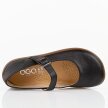 Czarne skórzane Polskie półbuty damskie barefoot Aga 2154