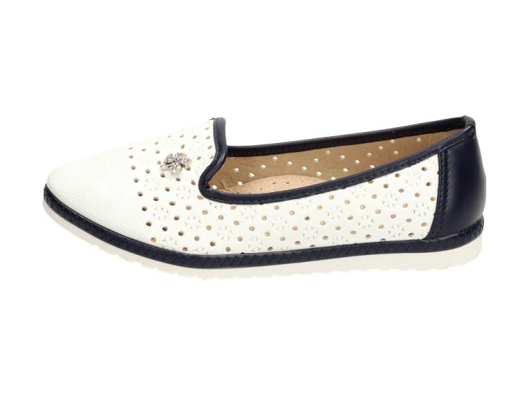 Białe balerinki, buty dziecięce BADOXX 491