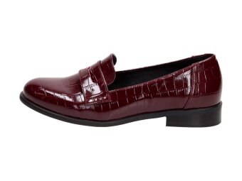 Bordowe POLSKIE lordsy damskie SUZANA 3020-2