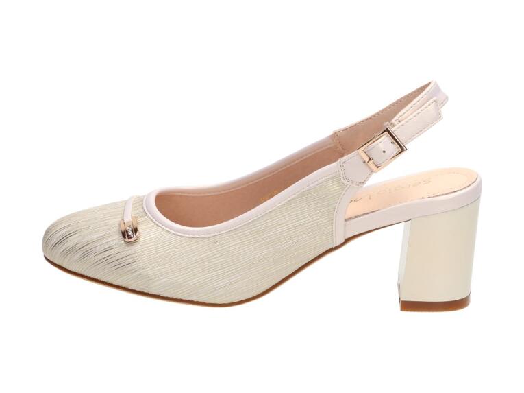 Beżowe czółenka damskie Sergio Leone Sk793