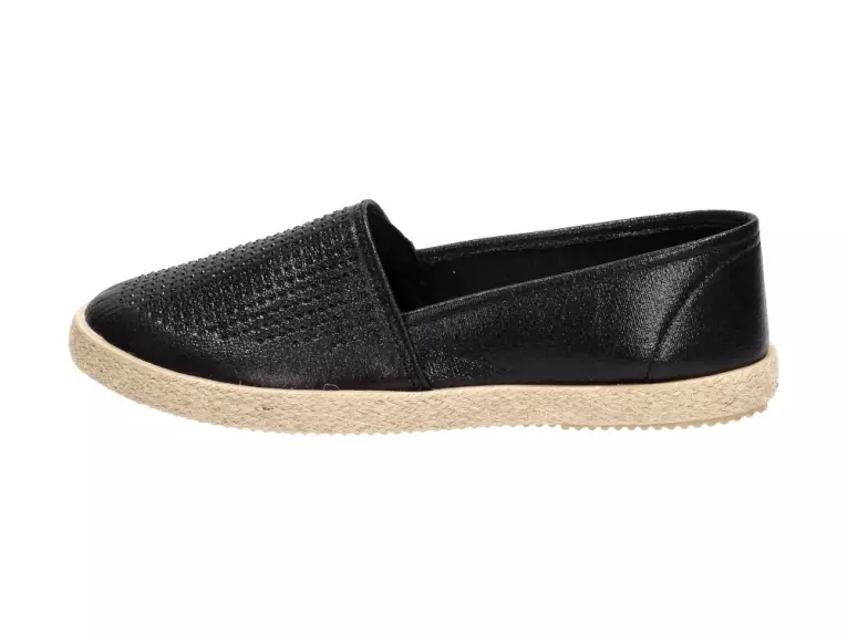 Czarne espadryle damskie Sabatina Zh19-6