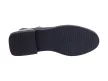 Czarne trapery, botki damskie NAVY DOT 60003