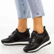 Czarne sneakersy półbuty damskie Vinceza 10733