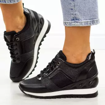 Czarne sneakersy półbuty damskie Vinceza 10733