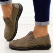 Khaki półbuty damskie Potocki 90353