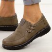 Khaki półbuty damskie Potocki 90353