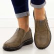 Khaki półbuty damskie Potocki 90353