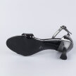 Platynowe sandały damskie na szpilce z zakrytą piętą T.SOKOLSKI FD04