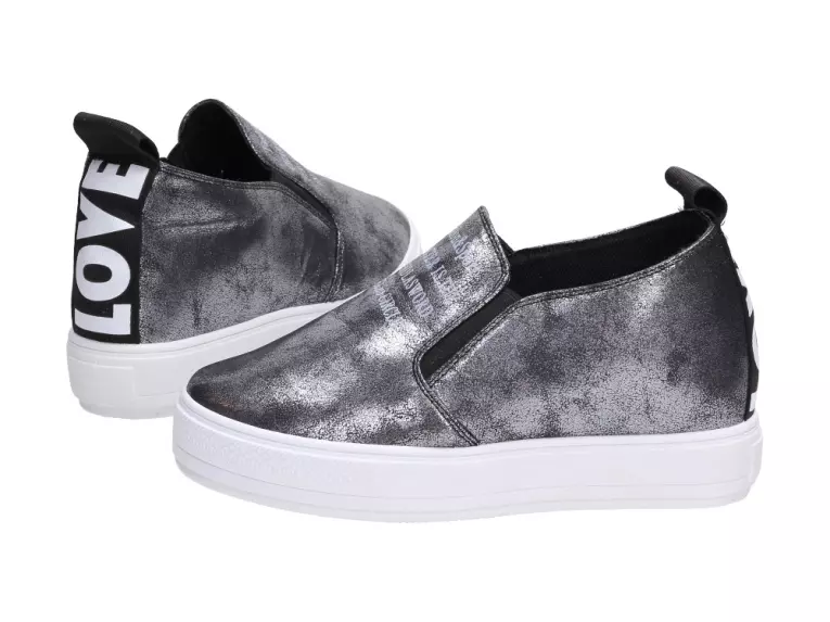 Czarne sneakersy, buty damskie Vices Vd02-1