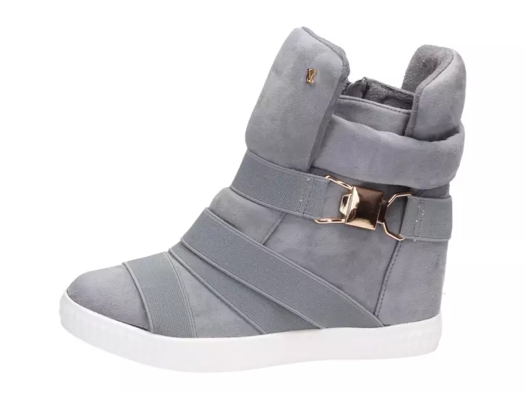 Szare sneakersy, buty damskie Vices 1066-5