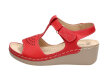 Czerwone sandały, buty damskie SABATINA 29828
