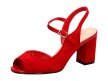 Czerwone sandały damskie SERGIO LEONE SK808 Z