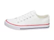 Białe trampki, buty damskie Wishot 32-085