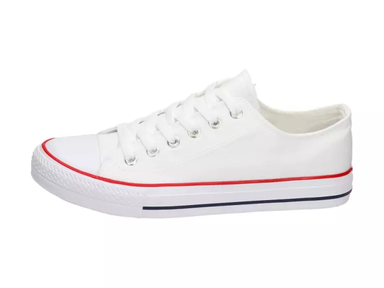 Białe trampki, buty damskie Wishot 32-085