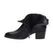 Czarne sztyblety, botki damskie na obcasie VINCEZA 10625 PU