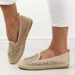 Beżowe espadyle damskie S.Barski 33150