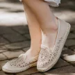 Beżowe espadyle damskie S.BARSKI 33150