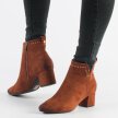 Zamszowe botki damskie VINCEZA 10626 CAMEL