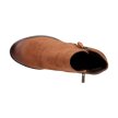Botki damskie na obcasie VINCEZA 10631 CAMEL