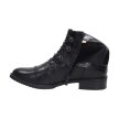 Czarne botki damskie JEZZI ASA62-50 PU