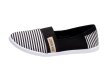 Czarne tenisówki damskie Wishot 133 Slip On