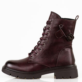 Bordowe trapery damskie M.Daszyński 2508-4