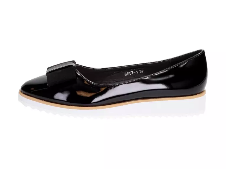 Czarne baleriny, buty damksie Vices 6057-1