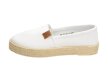 Slip On Białe espadryle damskie Wishot 32-181