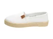 Slip On Białe espadryle damskie Wishot 32-181