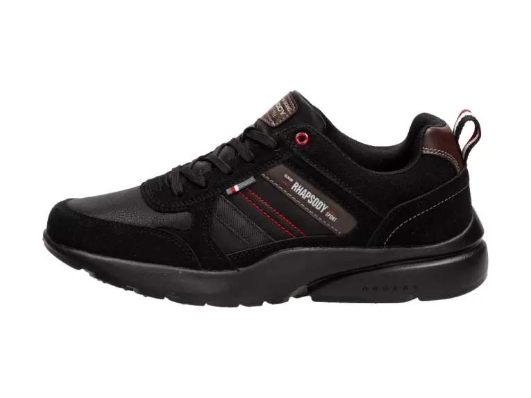 Czarne męskie buty sportowe American Club Ha17