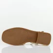 Złote sandały damskie na obcasie Filippo Ds6980/25