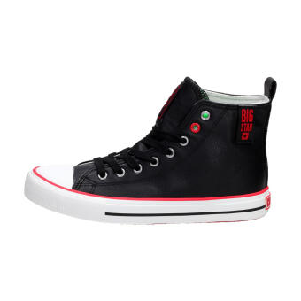 Czarne trampki damskie Big Star Jj274131
