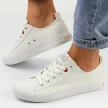 Białe tekstylne trampki damskie BIG STAR JJ274001