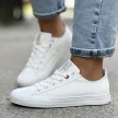 Białe tekstylne trampki damskie BIG STAR JJ274001
