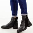 Czarne skórzane botki damskie T.Sokolski Z25-309