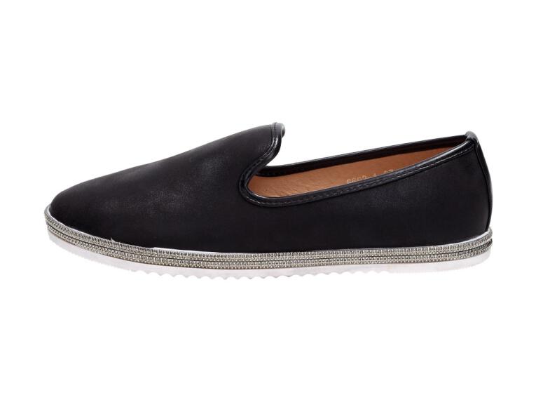 Piękne czarne lordsy buty damskie VICES 6692-1