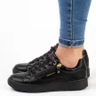Czarne sportowe buty damskie AMERICAN CLUB RH28/22