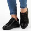 Czarne sportowe buty damskie AMERICAN CLUB RH28/22