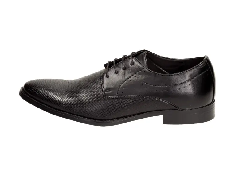 Czarne pantofle męskie, półbuty McKey Mp123