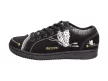 Czarne buty damskie sportowe 9860 Motylki