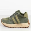 Zielone skórzane sneakersy damskie na platformie T.Sokolski Z24-276