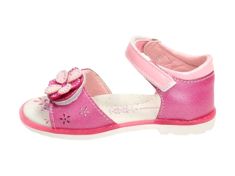 Różowe sandałki, buty dziecięce Badoxx 461