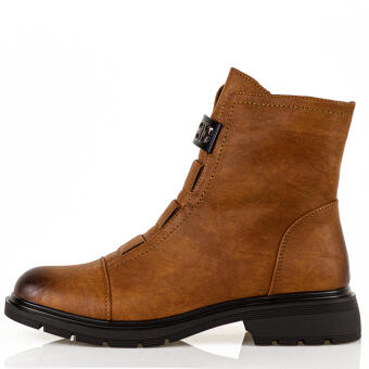 Camelowe botki damskie M.Daszyński 2501-9