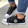 Czarne trampki dziecięce AMERICAN LH31 LH32 LH33 LH34 LH13