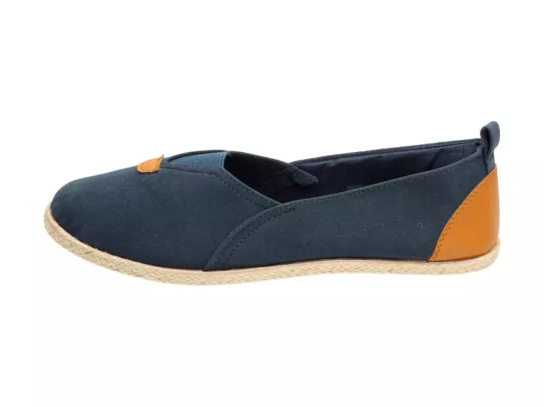 Granatowe espadryle damskie Wishot 32-190