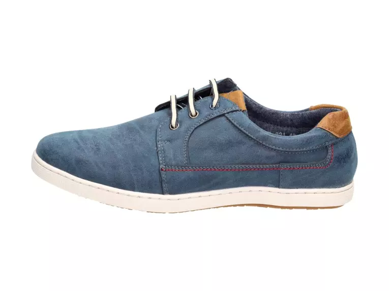 Granatowe półbuty męskie buty Badoxx 321