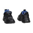 Czarne sportowe buty dziecięce AMERICAN CLUB BD14/21 BK/RY