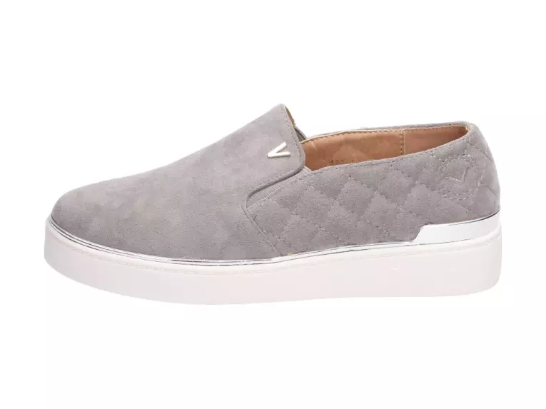 Slip On Szare Buty damskie trampki Vices 7103